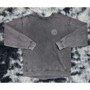 Kanvas by Katin Grey Surfing Graphic Pullover Sweater